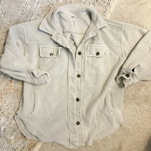 Free People Ruby Shirt Jacket Shacket - Picture 2 of 6